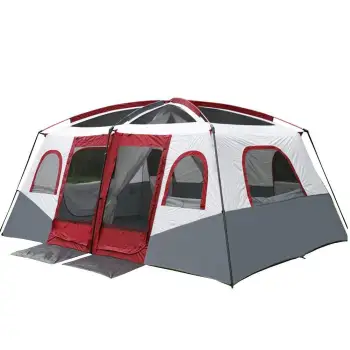 Factory Direct Waterproof Sunscreen Tent - Quick Build, 8-12 Person Capacity, Oxford Fabric, Automatic Large Camping Shelter Outdoor