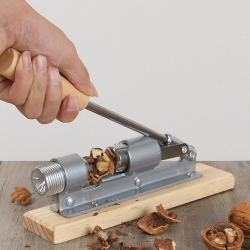 Stainless steel pecan clip Mechanical whole grain peel walnut clip Filbert Walnut Nut opener nut clamp Nutcracker Clamp Plier