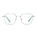 Belieye Classic Big Square Window Frame Metal Glassesフレーム