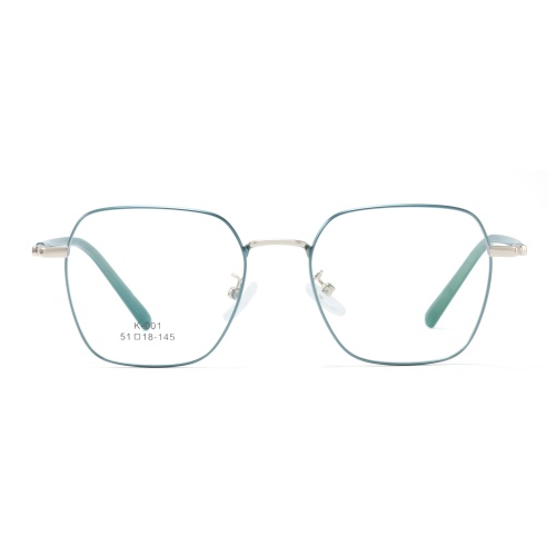 Belieye Classic Big Square Window Frame Metal Glassesフレーム