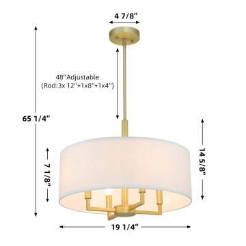 Modern European Nordic LED Pendant Light for Living Room and Bedroom