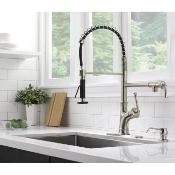 Hight Quality Sus304 Pulldown Inneildless Steel Faucet