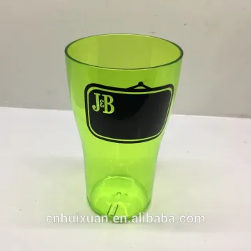Custom logo wholesale 425ml PS cheap plastic beer mug