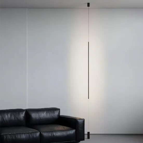 Black White Art Deco LED Pendant Lamp for Bedroom and Living Room