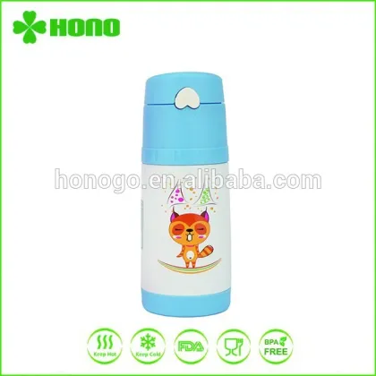 350ML Cute Stainless Steel Thermal Kids Bottle/Baby Water Bottle