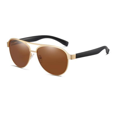 Gold Full Frame Novelty Sunglasses para adultos