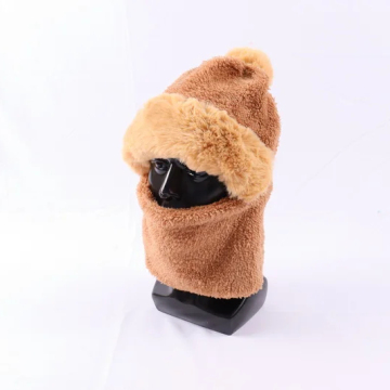 Women's and Men's Pom Pom Pullover Hat Set - Ear Protection, Windproof, Thick Beanie for Winter