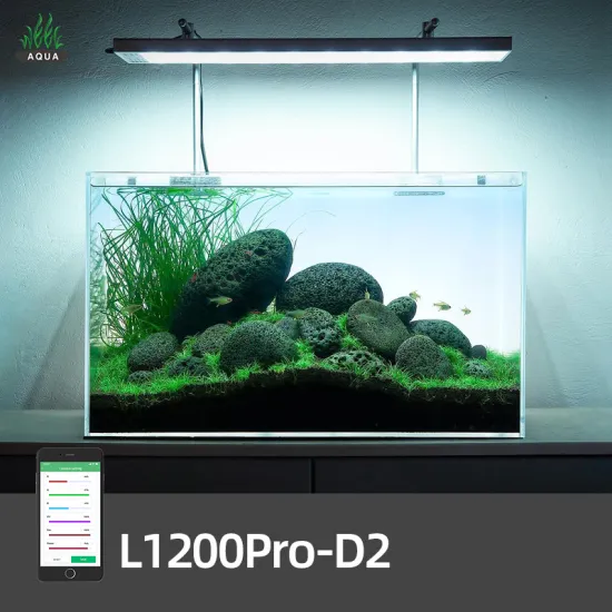 WEEK AQUA APP Control 120cm LED RGB Aquarium Light for Full Spectrum Plant Growth
