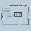 Voltmetro digitale LED 100V 10V Dual Display digitale