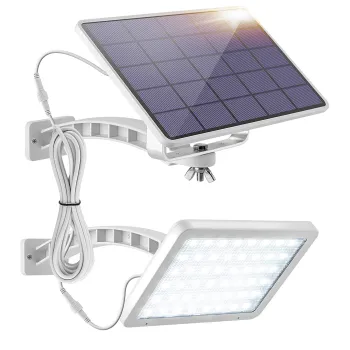 IP65 Outdoor Solar Bollard Lamp with Remote Control and 48 LEDs
