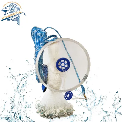 Factory Direct American Frisbee Throwing Spin Fishing Net