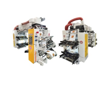High Speed 4 6 colors nonwoven plastic film paper roll to roll belt design Flexo Printing Machine