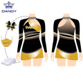 Young Girls Cheerleading Uniforms With Pleated Skirt