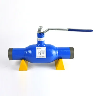 China supplier large size WCB material fully welded ball valve