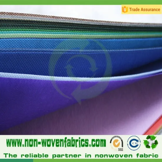 Anti-UV,TNT FABRIC/ 100% polypropylene spunboned non-woven fabric for bags free samples