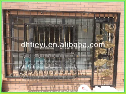 wrought iron fence decorative iron window