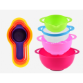 Rainbow Stackable Storage Mixing Bowl Set