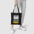 Awesome Dad Checklist Canvas Tote Bag