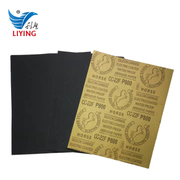 Black Replaceable Abrasive Tool with Auto Close Coated Sandpaper Base - Grit 80#-3000#