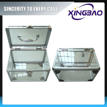Aluminum high quality factory direct sale cosmetic case and makeup box aluminium box