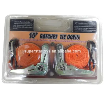 2PCS emergency trailer rope car tow rope ratchet tie down