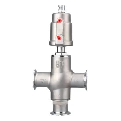 Pneumatic Three-Way Angle Seat Valve DN15-DN50