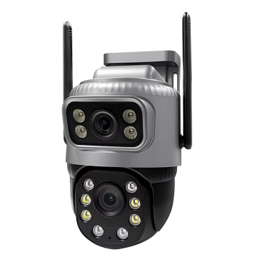 V380 Pro Dual Lens Wireless CCTV Camera: Waterproof Outdoor WiFi Security with 4G, PTZ, and CMOS Sensor