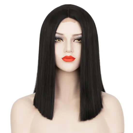 Aisi High Quality Ombre Brown Blonde Bob Curly Wig With Bang Cheap Black Women Wavy Heat Resistant Synthetic Hair Wigs