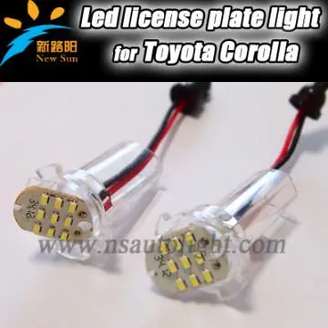 Popular Led License Plate Light Lamp for Toyota ist,wish,Error Free