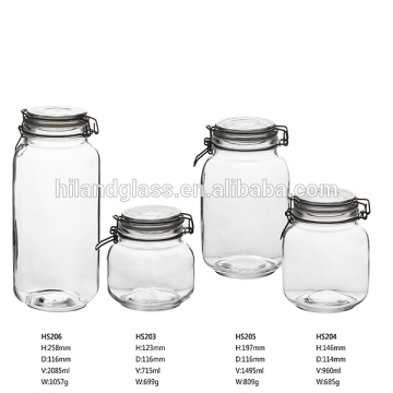 clear bottle with lid