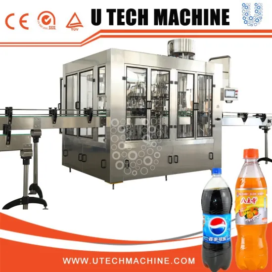 Auto Bottle Filling System/Plant/Production Line For Carbonated Water