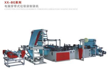 Xx-Bg800 2013 High Quality Full Automatic Drawstring Garbage Bag Making Machine