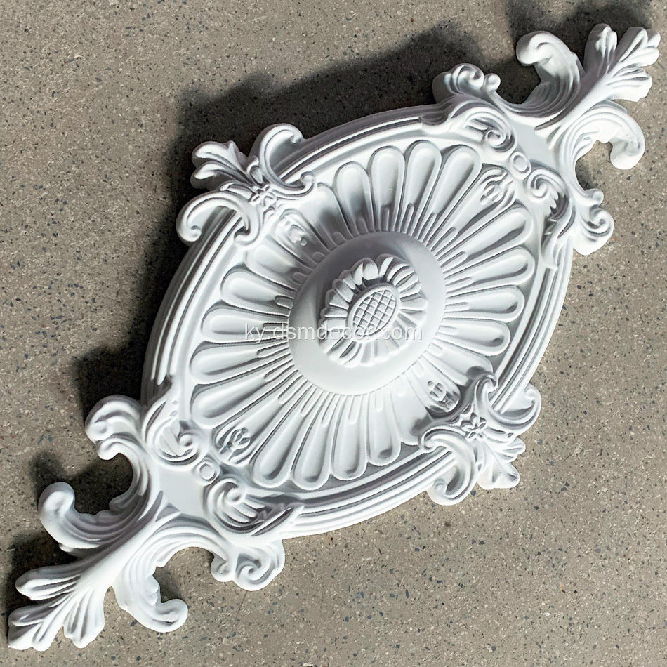 Oval полиуретан декоративдик шып медалы