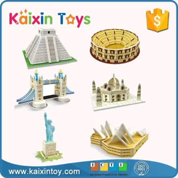 10259510 DIY Build My World Architecture 3d Puzzle