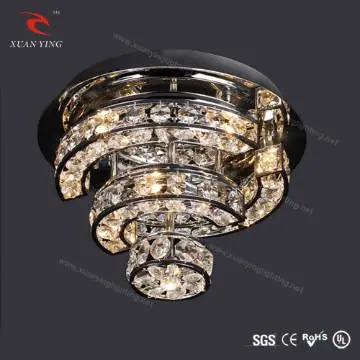 Luxury LED crystal Ceiling light with circles