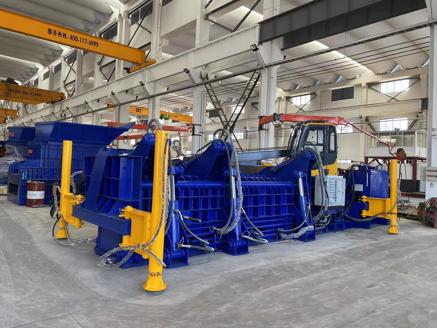 Automatically Portable Mobile Car Baler Pressing Machine