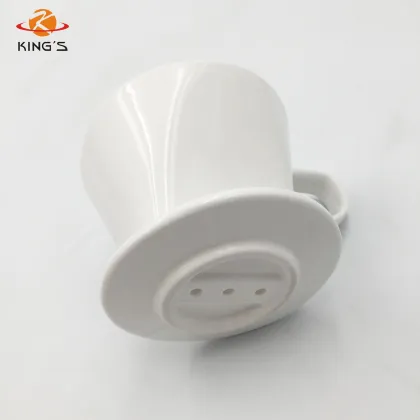 Customizable Logo 3 Hole Filter Cup Coffee Dripper - Ceramic Pour Over Coffee Dripper