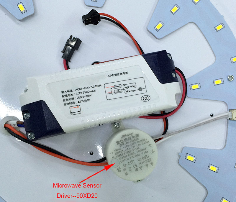 LED Driver with motion sensor