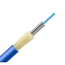 fiber optic mode spiral steel armored indoor fiber optic cable Supplier