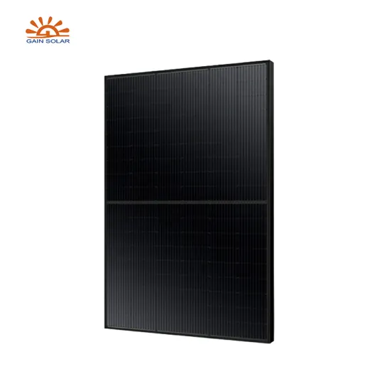 GAINSOLAR Black Solar Panel Tile Roof Transparent Double Glass BIPV Photovoltaic Systems