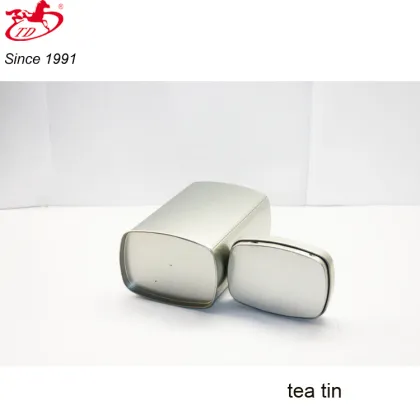 Wholesale blank rectangular tea/foods tin box, safe tin can