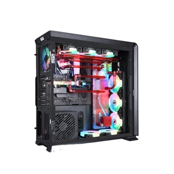 Bykski Distro Plate for Phanteks 719LTG Case - 360 Radiator Water Cooling Loop, 12V/5V RGB Sync
