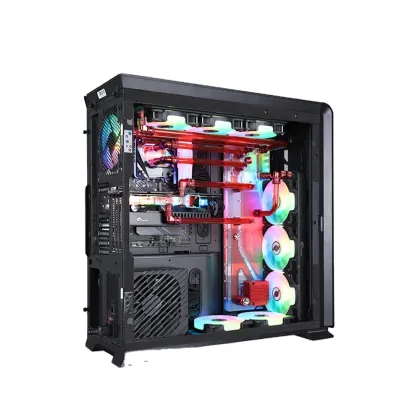 Bykski Distro Plate for Phanteks 719LTG Case - 360 Radiator Water Cooling Loop, 12V/5V RGB Sync