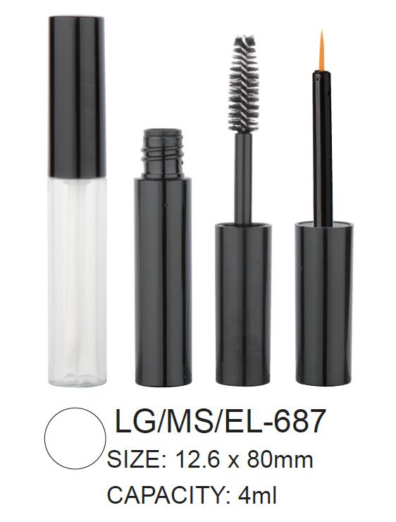 Empty Round Lip Gloss / Mascara / Eyeliner Packaging