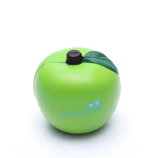Green Apple Stress Ball: Fruit Foam Toy Promotional Gift