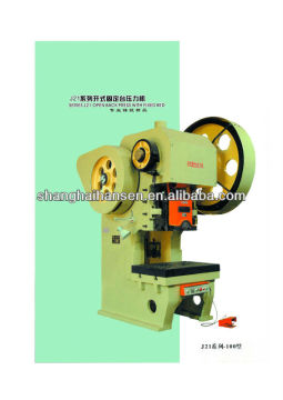 PRESS WITH FIXED BED