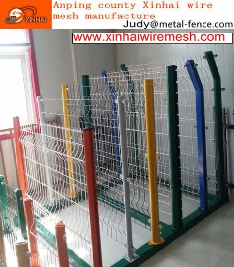 PVC coated welded Euro panel fence