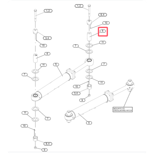 PIN163-5837/1635837 is applicable to mining equipment such as R1300 AD60 R1700 etc