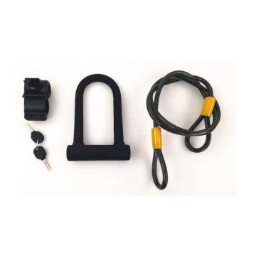 High-Quality, Anti-Theft Bike Lock with 1.2m Cable: Durable Steel Material and Silicone Cover for Secure Cycling