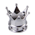 New Crown Modified Tire Valve Cap Chrome Crown Car Tire Air Valve Stem Screw Caps Cover Wheel Rims Car Interior Accessories